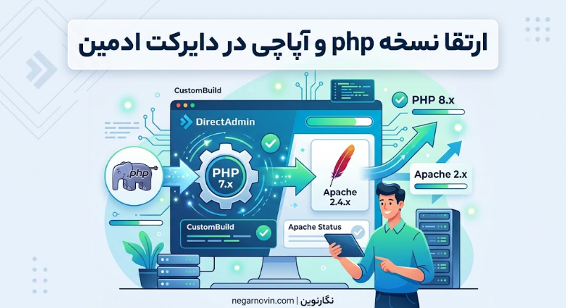 ارتقا نسخه php و آپاچی در دایرکت ادمین