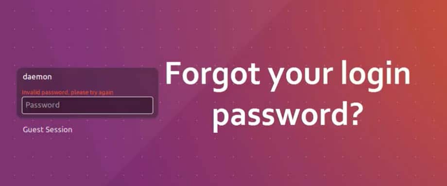 آموزش بازیابی رمز عبور اوبنتو ubuntu