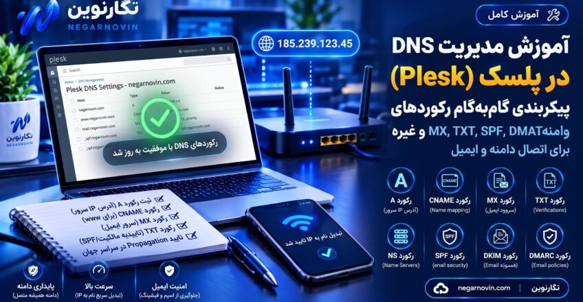 مدیریت DNS در Plesk
