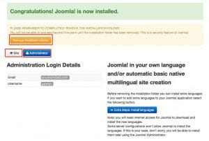 نصب نرم افزار Joomla روی هاست