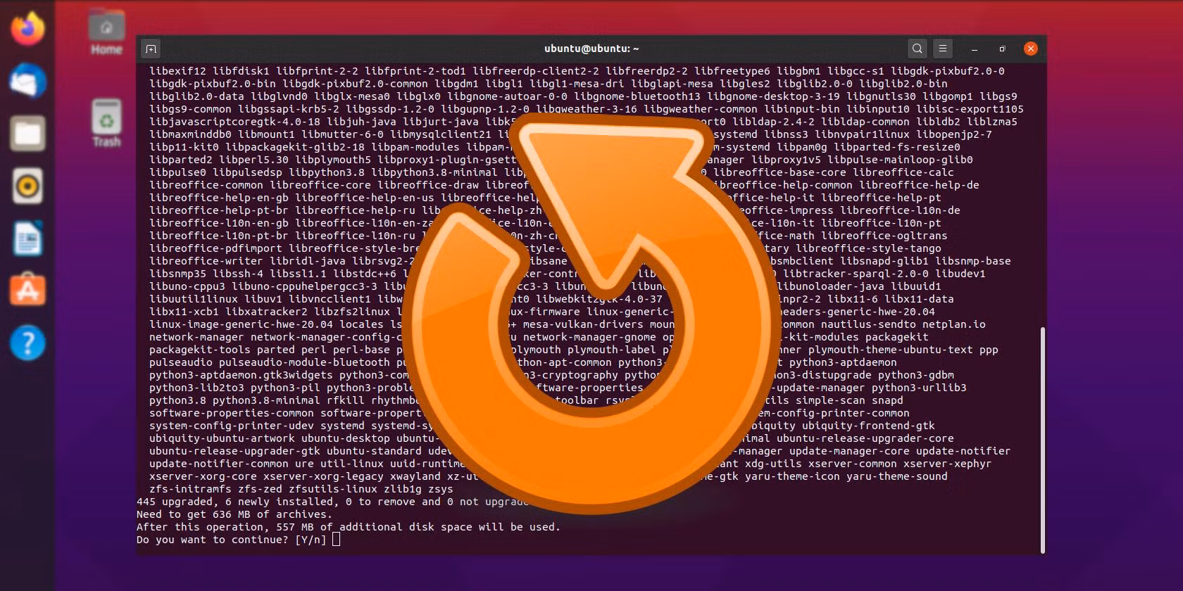 آپدیت کردن سرور لینوکس Ubuntu Command Line