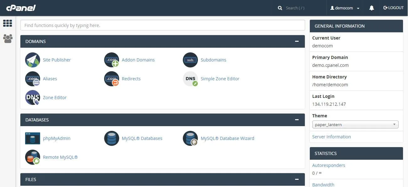آموزش نصب cpanel در almalinux