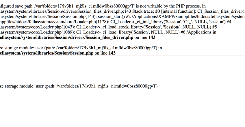 حل مشکل PHP session path errors در سی پنل