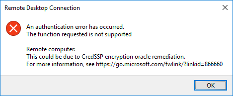 حل مشکل CredSSP ویندوز سرور