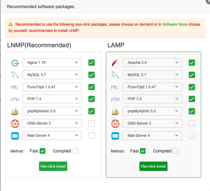 آموزش نصب aapanel