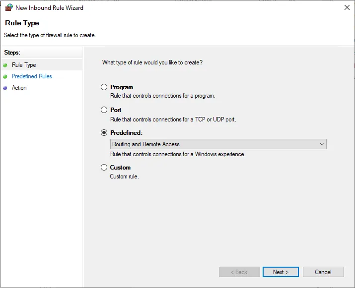 راه اندازی VPN در ویندوز سرور