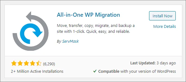 انتقال وردپرس بدون قطعی