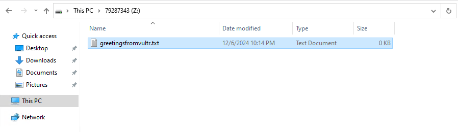 مونت کردن یک فایل سیستم در ویندوز