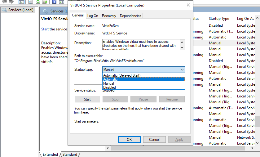مونت کردن یک فایل سیستم در ویندوز
