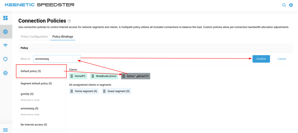نصب AmneziaWG روی روتر Keenetic