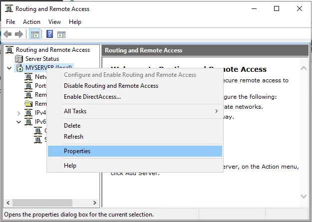 راه اندازی VPN در ویندوز سرور