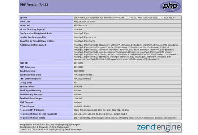 نصب PHP و PHP-FPM در اوبونتو