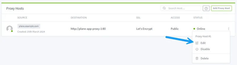 نصب Plane جایگزین Jira