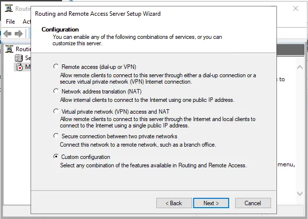 راه اندازی VPN در ویندوز سرور