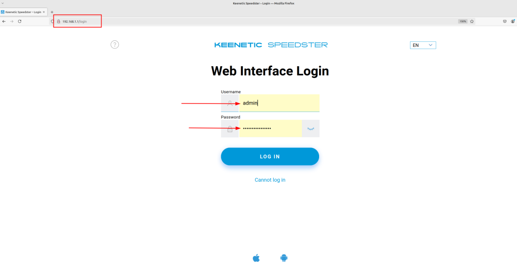 نصب AmneziaWG روی روتر Keenetic