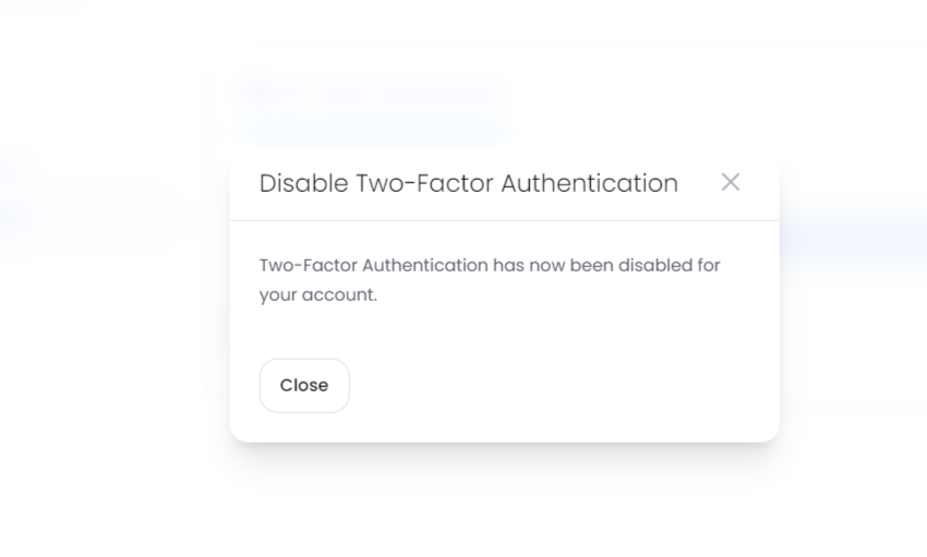 فعال/غیرفعال کردن احراز هویت دو مرحلهای (2FA)