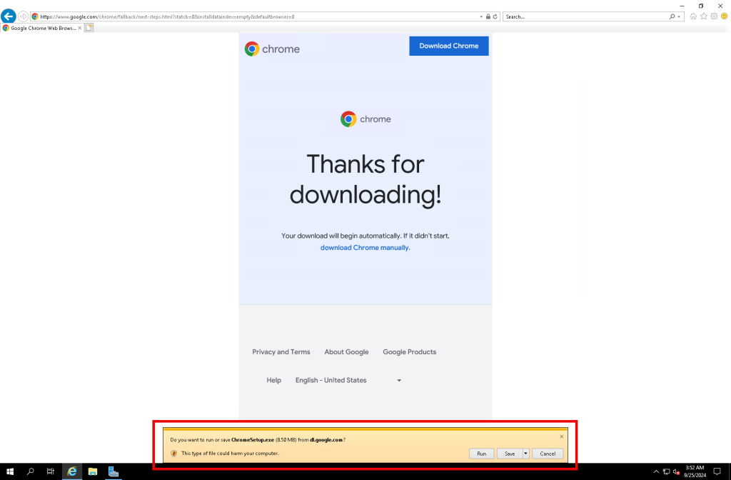 نصب گوگل کروم روی ویندوز
