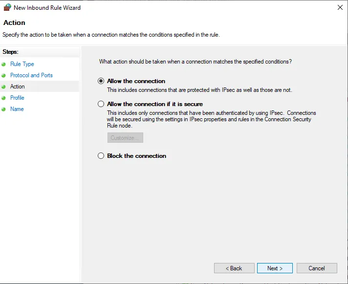 فایروال ویندوز سرور