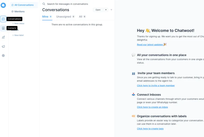 آموزش نصب Chatwoot دبیان