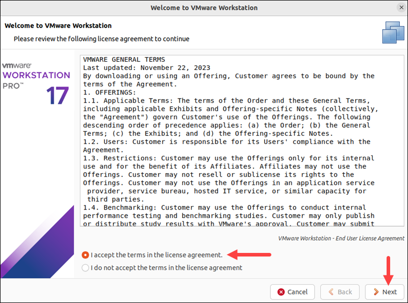 آموزش نصب VMware Workstation در ubuntu