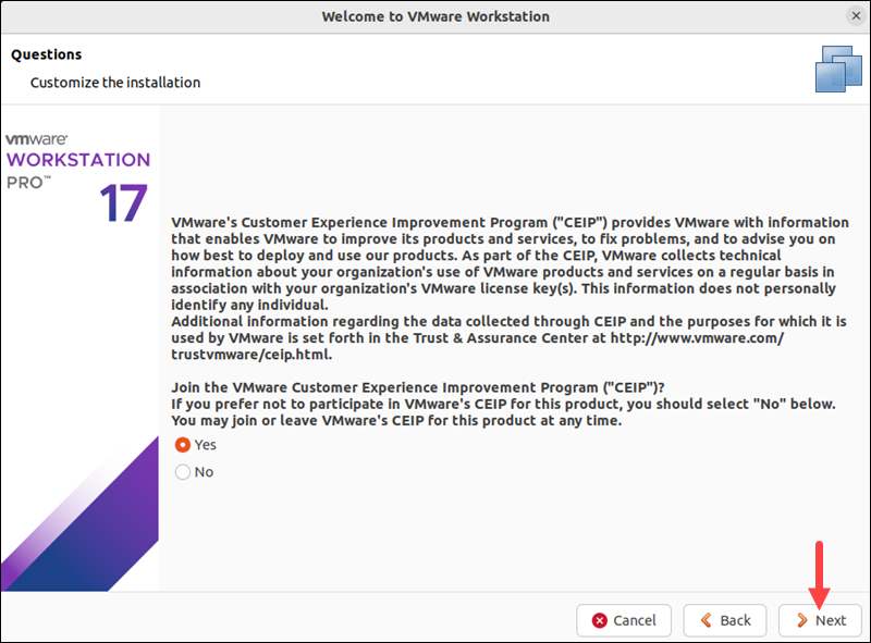آموزش نصب VMware Workstation در ubuntu