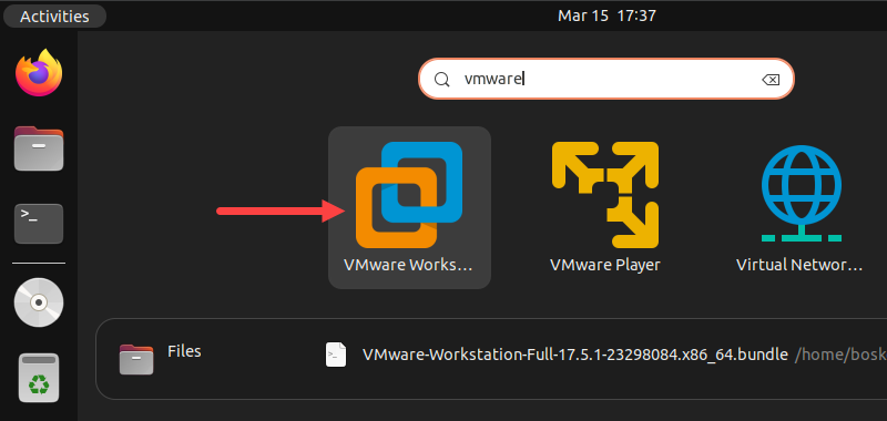 آموزش نصب VMware Workstation در ubuntu