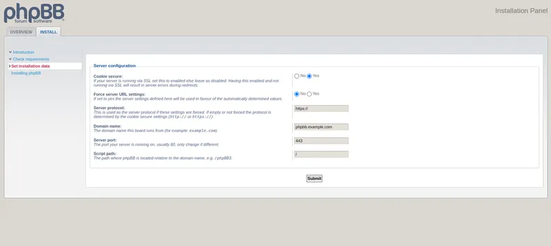 نصب phpBB در اوبونتو