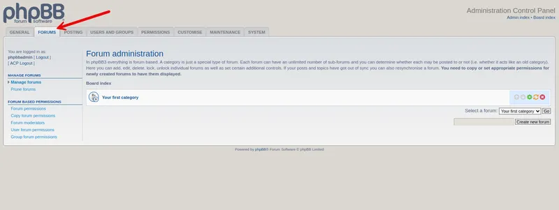 نصب phpBB در اوبونتو