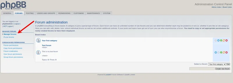 نصب phpBB در اوبونتو