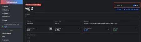 آموزش نصب WGDashboard