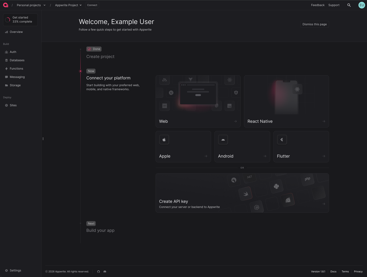 نصب و کانفیگ Appwrite
