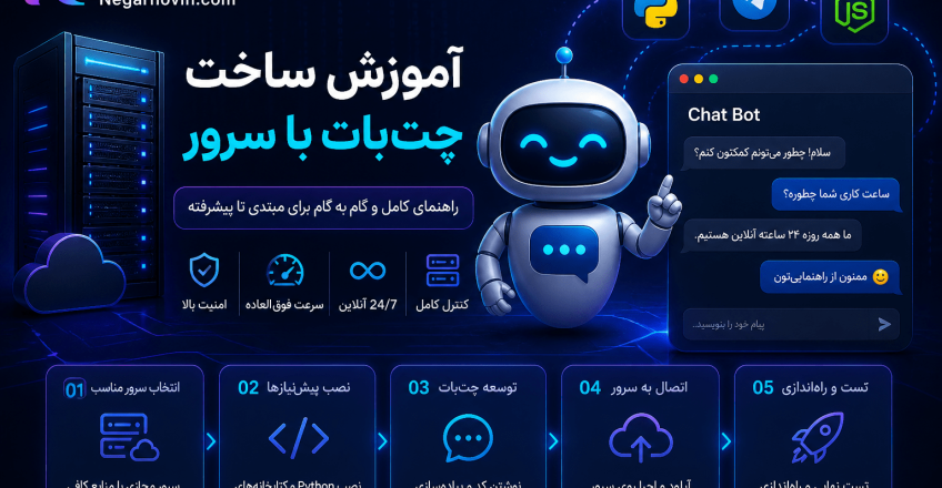 آموزش ساخت چت بات با سرور