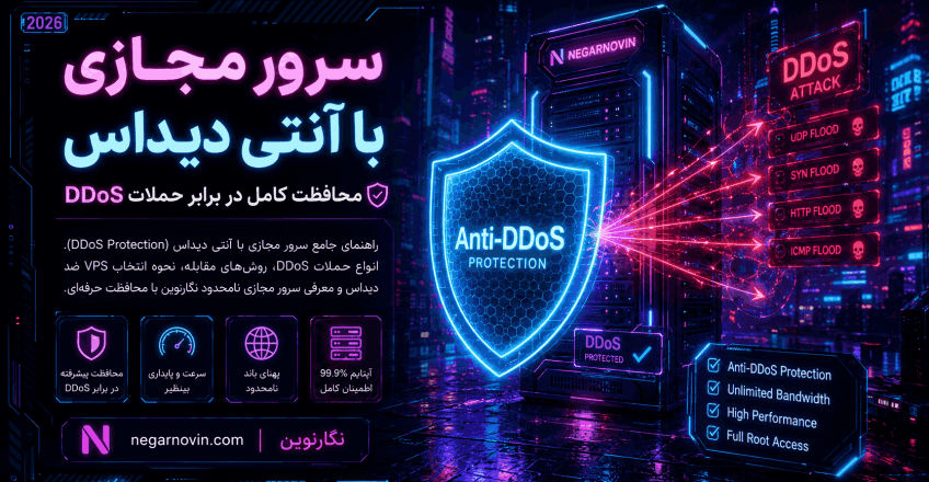 سرور مجازی با آنتی دیداس