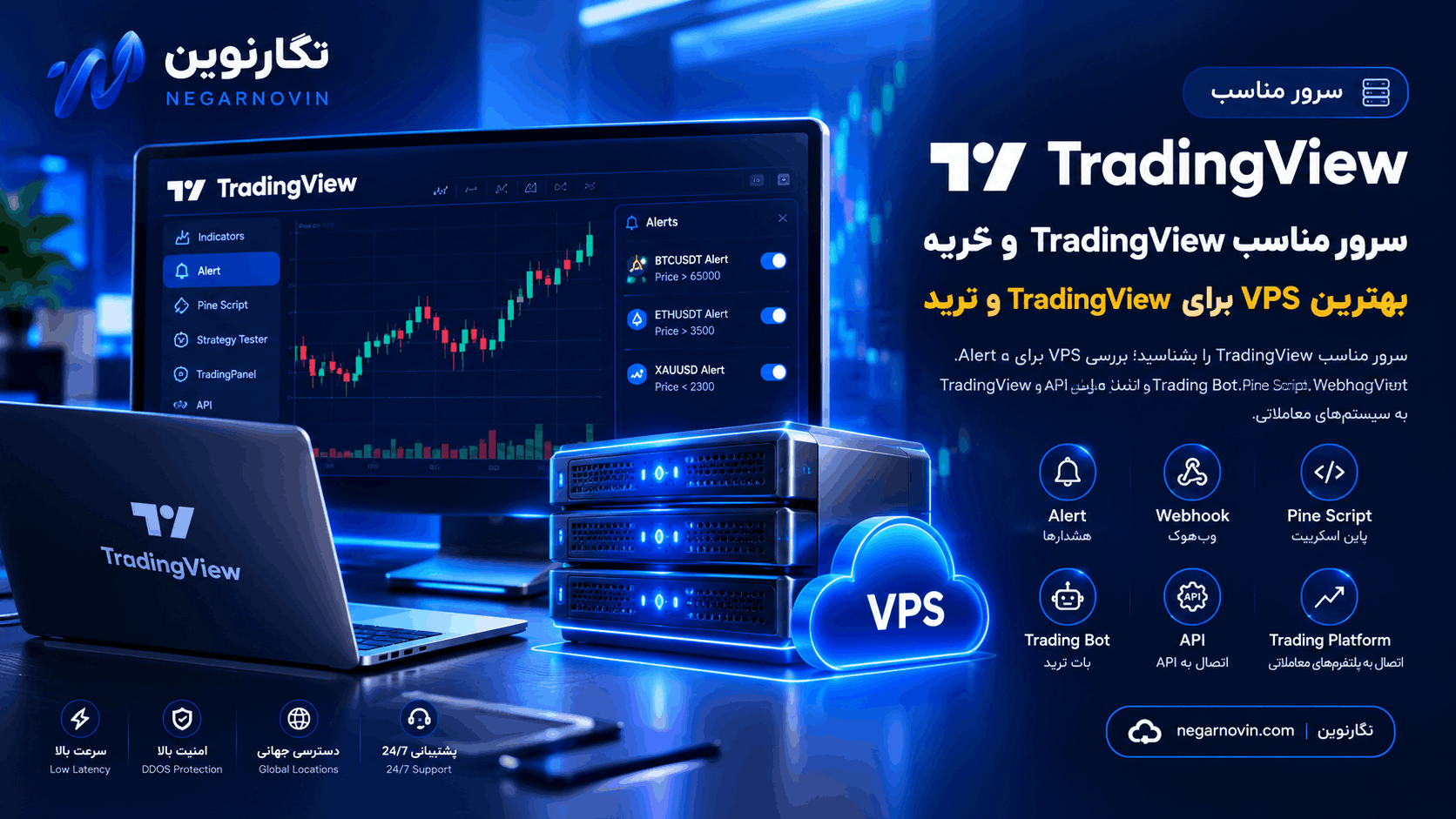 سرور مناسب TradingView