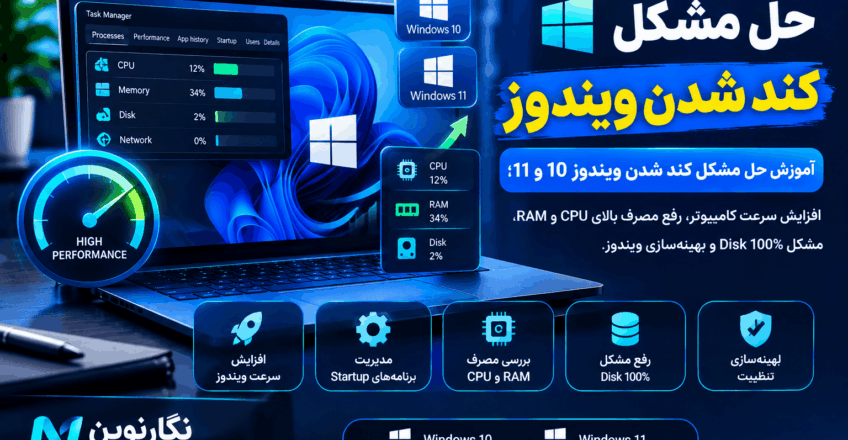 حل مشکل کند شدن ویندوز