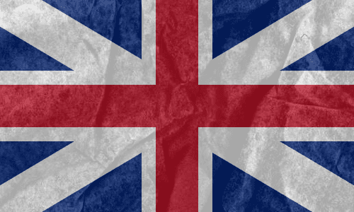 پرچم بریتانیا با جلوهٔ کاغذی — سرور مجازی بریتانیا OVH نگارنوین